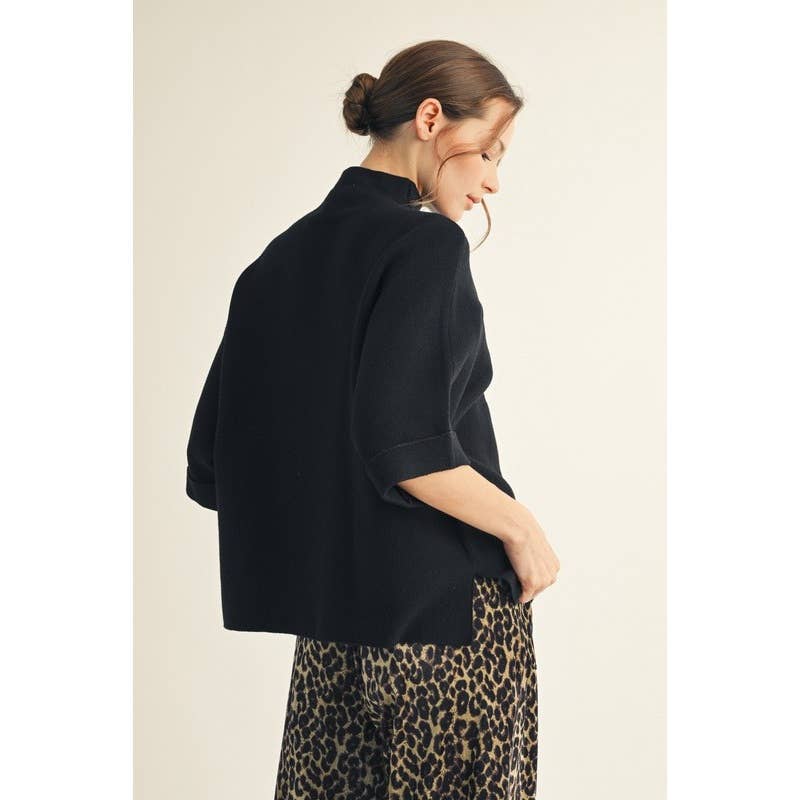 COMING SOON - Mock Neck Sweater Top