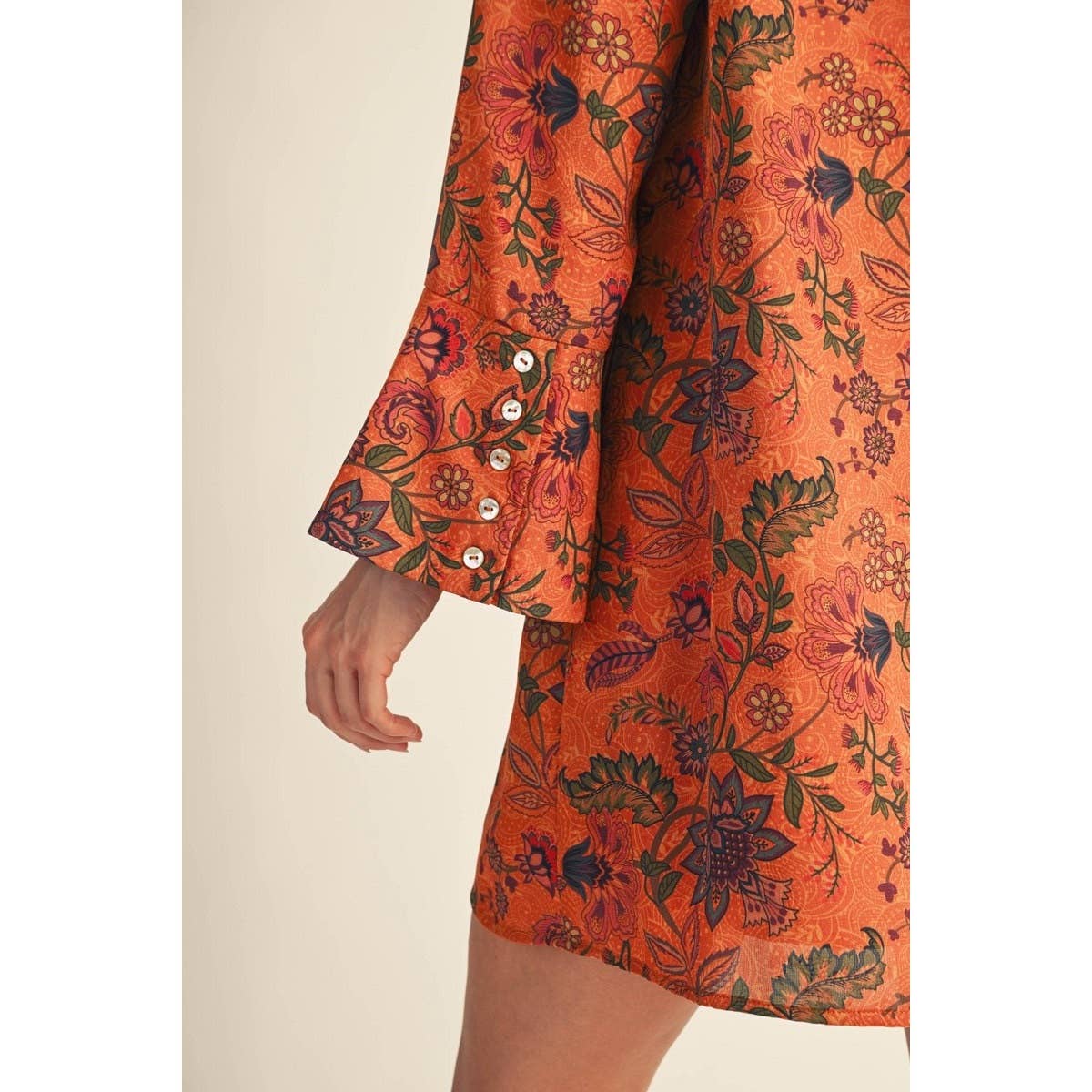 Fall Floral Dress