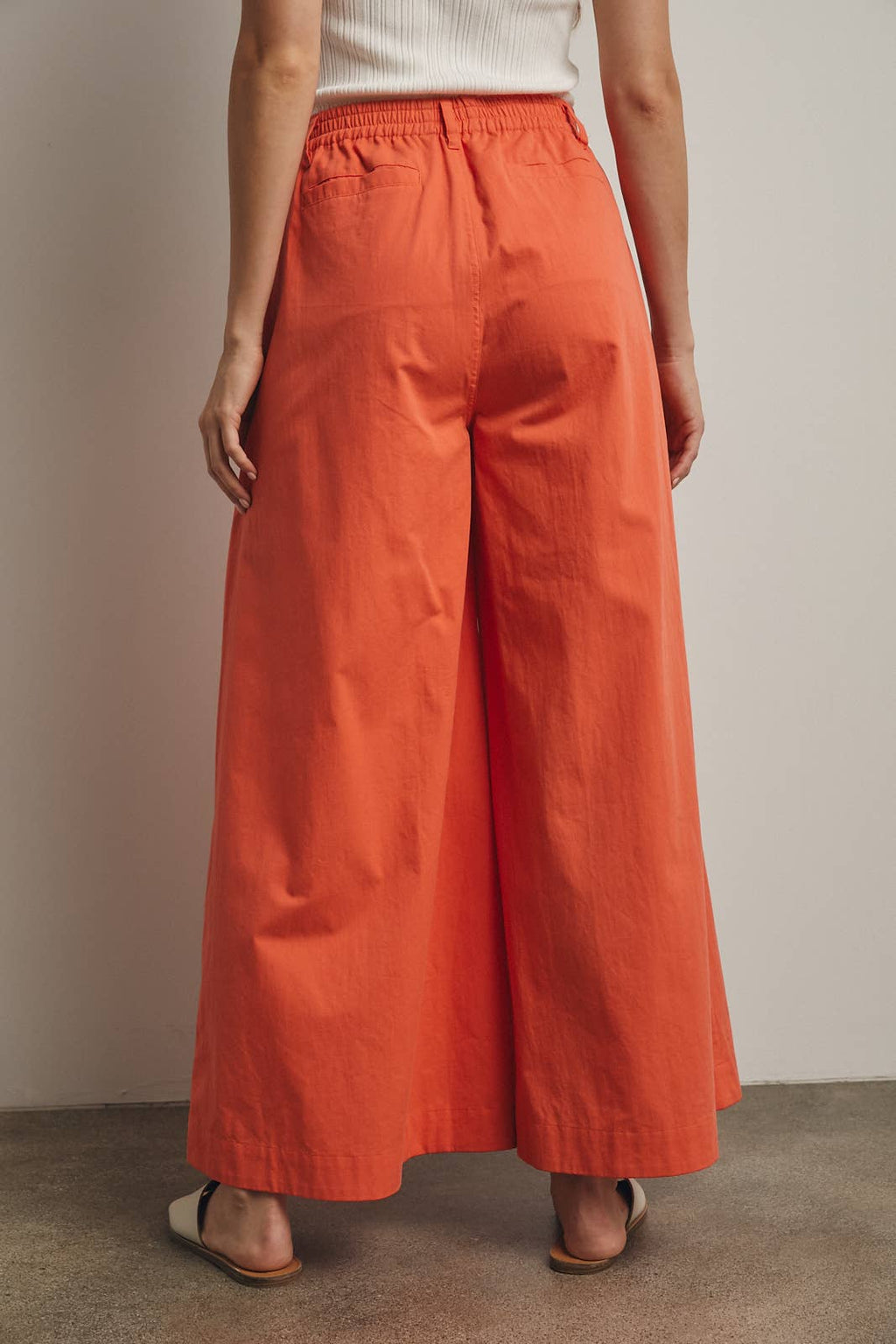 Statement Tan Drawstring Pant