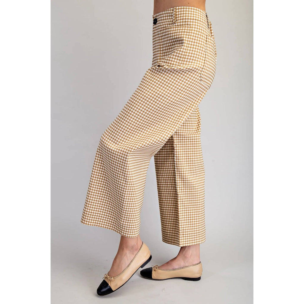 Golden Hour Gingham Pants