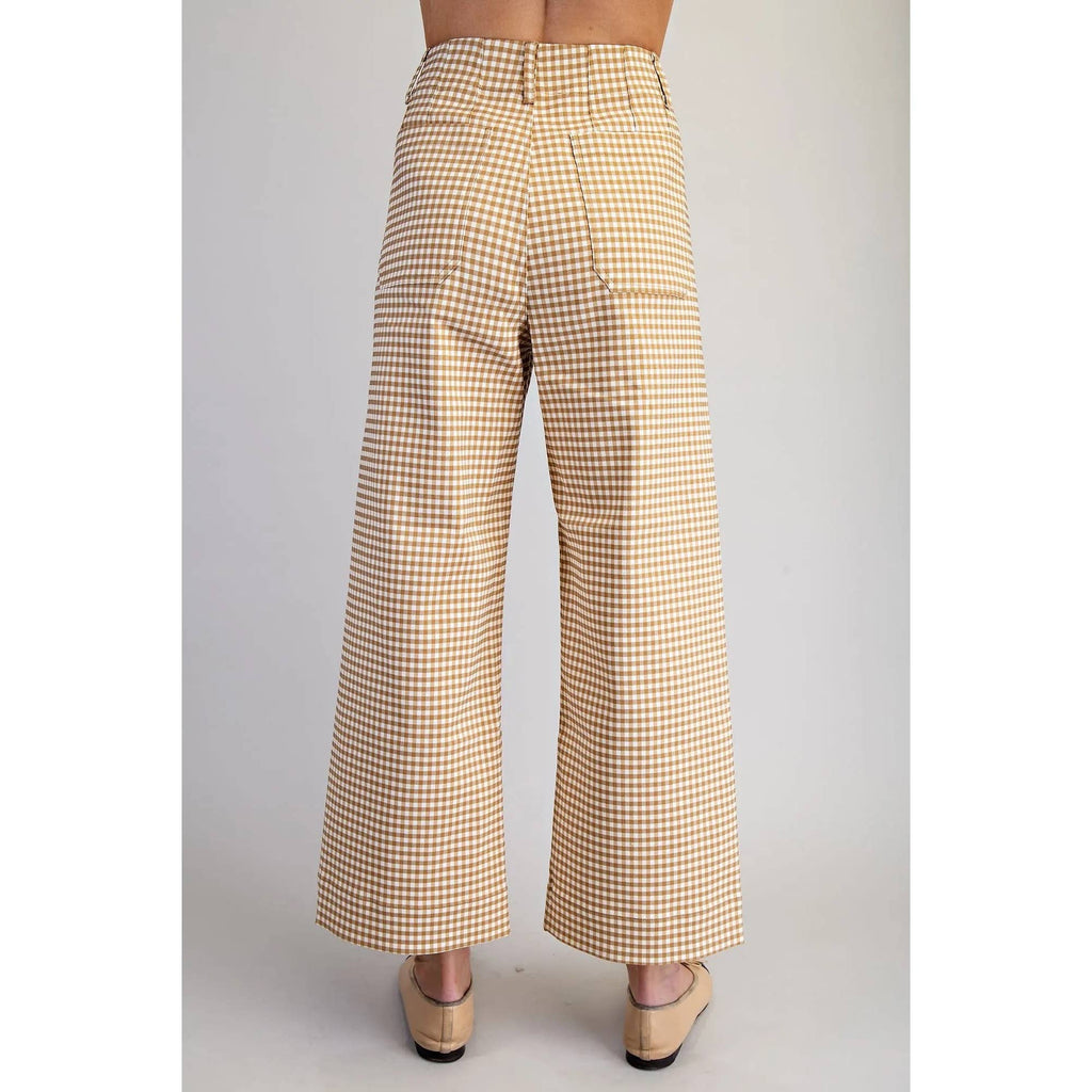 Golden Hour Gingham Pants