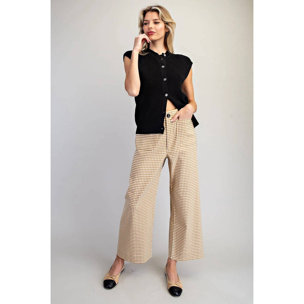 Golden Hour Gingham Pants